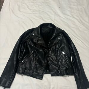 Elodie Black Leather Jacket